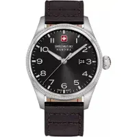 Swiss Military Hanowa Herreur SMWGB0000804 Hanowa Sort/Læder Ø43 mm