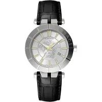 Versace Herreur VE2B00121 V Race Sølvfarvet/Læder Ø43 mm