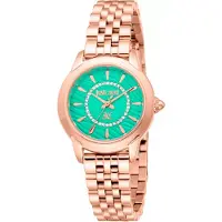 Just cavalli Dameur JC1L333M0045 Allegra Grøn/Rosaguldtonet stål