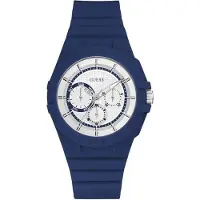 GUESS Dameur W0942L5 Sølvfarvet/Gummi Ø42 mm