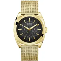 GUESS Herreur GW0794G2 Dress Sort/Gul guldtonet stål