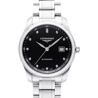 Longines Herreur L2.793.4.57.6 Master Sort/Stål Ø40 mm