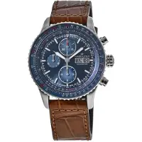 Hamilton Herreur H76746540 Khaki Aviation Blå/Læder Ø44 mm