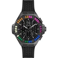 Philipp Plein PWPSA0724 Chrono Royal Sort/Gummi Ø42 mm