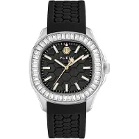 Philipp Plein Dameur PWTAA0824 Spectre Sort/Gummi Ø37 mm