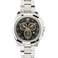 Versace Herreur VE7CA0723 Chrono Grå/Stål Ø43 mm