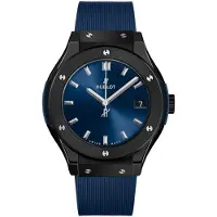 Hublot Dameur 581.CM.7170.RX Classic Fusion Blå/Gummi Ø33 mm