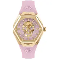 Philipp Plein Dameur PWADA0124 The Skull Rosa/Gummi
