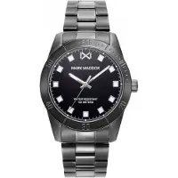 Mark Maddox Herreur HM0136-57 Mission Sort/Stål Ø42 mm