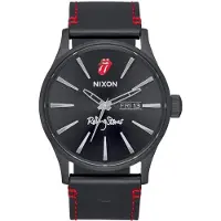 Nixon Herreur A1354-001 Rolling Stones Sort/Læder Ø38 mm