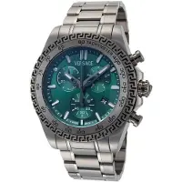 Versace Herreur VE9K01224 Chrono X Grøn/Stål Ø44 mm