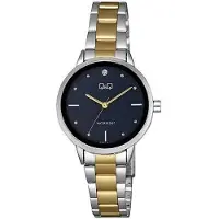 Q&Q Dameur QB97J402Y Classic Sort/Stål Ø32 mm