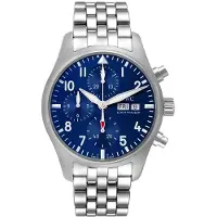 IWC Herreur IW388102 Pilots Blå/Stål Ø41 mm