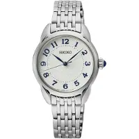 Seiko Dameur SUR561P1 Classic Hvid/Stål Ø28.7 mm