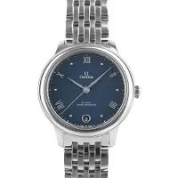 Omega Dameur 434.10.34.20.03.002 De Ville Prestige Blå/Stål Ø34 mm