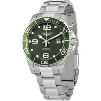 Longines Herreur L3.782.4.06.6 Hydroconquest Grøn/Stål Ø43 mm