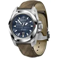 Victorinox Herreur 242018.1 I.N.O.X. Blå/Læder Ø41 mm
