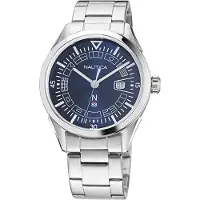 Nautica Herreur NAPCRF004 N83 Blå/Stål Ø40 mm