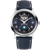 Frederique Constant Herreur FC-335MCNW4P26 Classics Blå/Læder Ø40