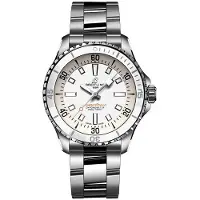 Breitling Dameur A17377211A1A1 Superocean Automatic 36 Hvid/Stål