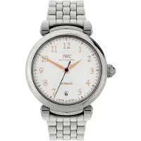 IWC Dameur IW458307 Da Vinci Sølvfarvet/Stål Ø36 mm