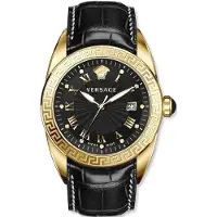 Versace Herreur VEFE01718 V Sport II Sort/Læder Ø42 mm