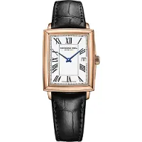 Raymond Weil Dameur 5925-PC5-00300 Toccata Hvid/Læder 22.6x28.1 mm