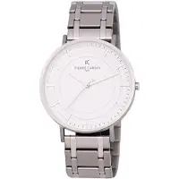 Pierre Cardin Herreur CBN.3038 Bonne Arena Hvid/Stål Ø42 mm