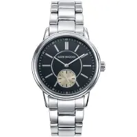 Mark Maddox Herreur HM0010-57 Classic Sort/Stål Ø42 mm