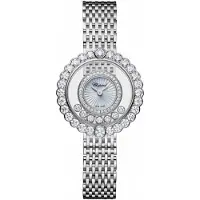 Chopard Dameur 204180-1201 Happy Diamonds Icons Hvid/18 karat