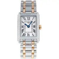 Longines Dameur L5.258.5.79.7 DolceVita Beige/18 karat rosa guld