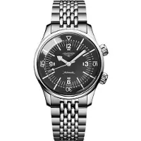 Longines Herreur L3.764.4.50.6 Legend Diver Sort/Stål Ø39 mm