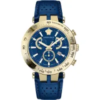Versace Herreur VEJB00322 Bold Blå/Læder Ø46 mm