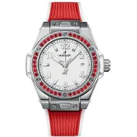 Hublot Dameur 485.SR.2210.RX.1213 Big Bang 33mm One Click Hvid/Gummi