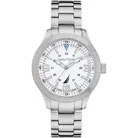 Nautica Herreur NAPPLS014 Hvid/Stål Ø45 mm