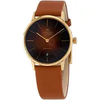 Hamilton H38475501 American Classic Intra-Matic Brun/Læder Ø38 mm