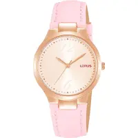 Lorus Dameur RG210UX9 Lady Rosa guldfarvet/Læder Ø30 mm
