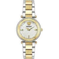 Versace Dameur VE8B00724 Reve Sølvfarvet/Gul guldtonet stål Ø42 mm