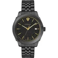 Versace Herreur VEV901823 Icon Classic Sort/Stål Ø42 mm