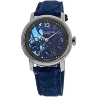 Baume & Mercier Herreur M0A10735 Classima Blå/Læder Ø42 mm