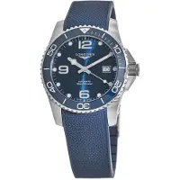 Longines Herreur L3.781.4.96.9 Hydroconquest Blå/Gummi Ø41 mm