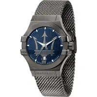 Maserati Herreur R8853108005 Potenza Blå/Stål Ø42 mm