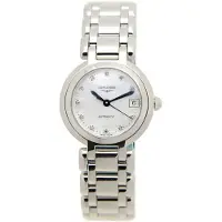 Longines Dameur L8.111.4.87.6 PrimaLuna Hvid/Stål Ø26.5 mm