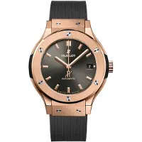 Hublot 565.OX.7081.RX Classic Fusion Grå/Gummi Ø38 mm