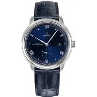 Omega Herreur 434.13.41.20.03.001 De Ville Prestige Blå/Læder Ø41