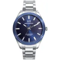 Mark Maddox Herreur HM1005-37 Classic Blå/Stål Ø41 mm