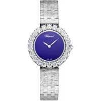 Chopard Dameur 10A378-1002 Diamond Hour Blå/18 karat hvidguld Ø30 mm