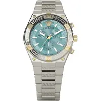 Versace Herreur VESO01223 Sport Greca Blå/Stål Ø46 mm