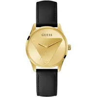 GUESS Dameur GW0642L1 Emblem Guld/Læder Ø36 mm