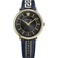 Versace Herreur VE5A01521 V Circle Sort/Læder Ø42 mm